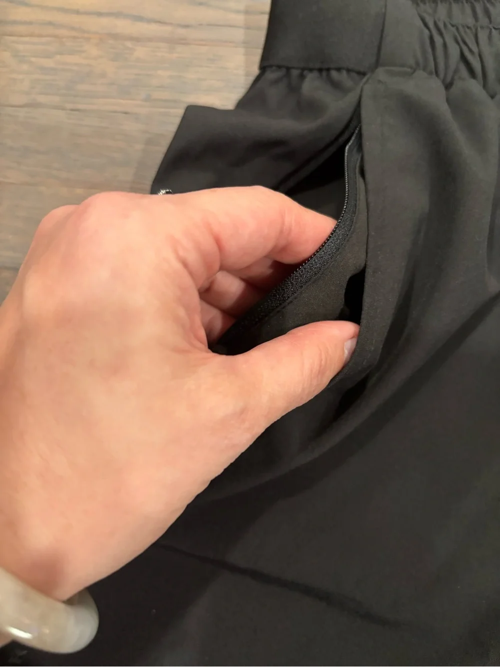 827. Black 'Big Nasty X Distorted People' Athletic Shorts
